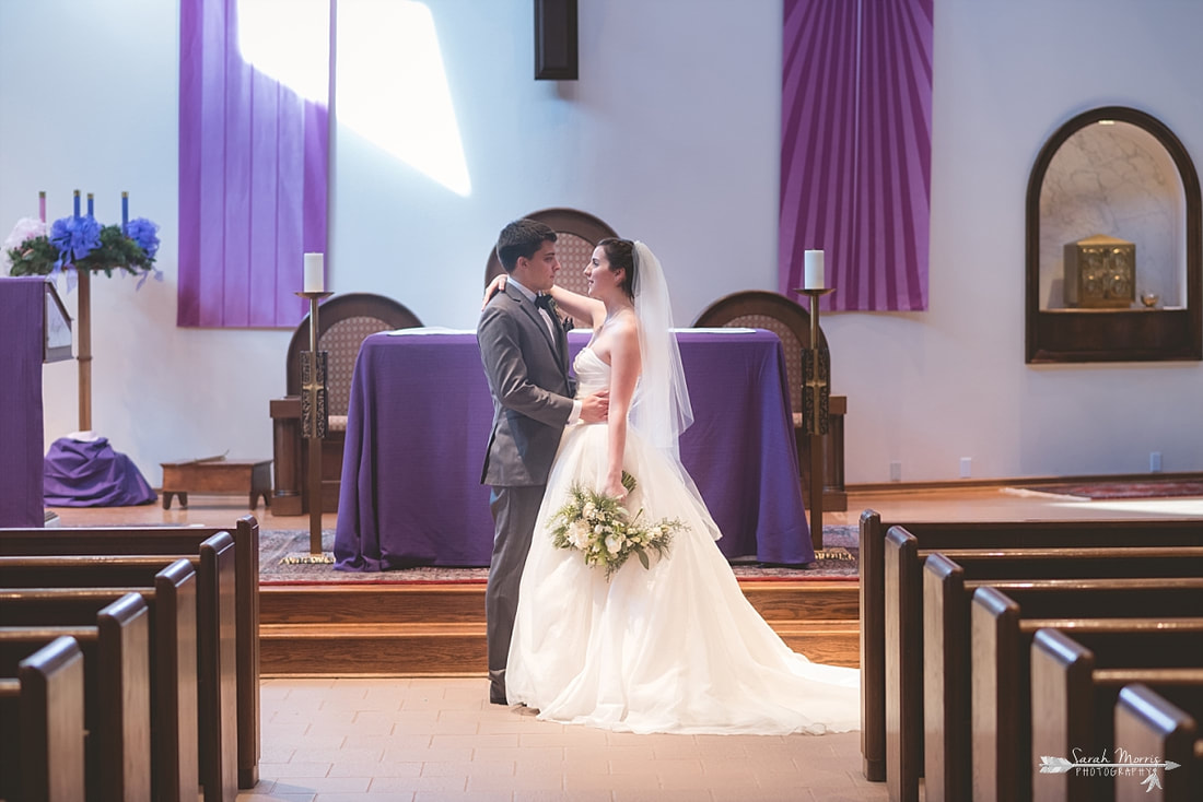 wedding photos at St. Francis of Assisi Catholic Church
