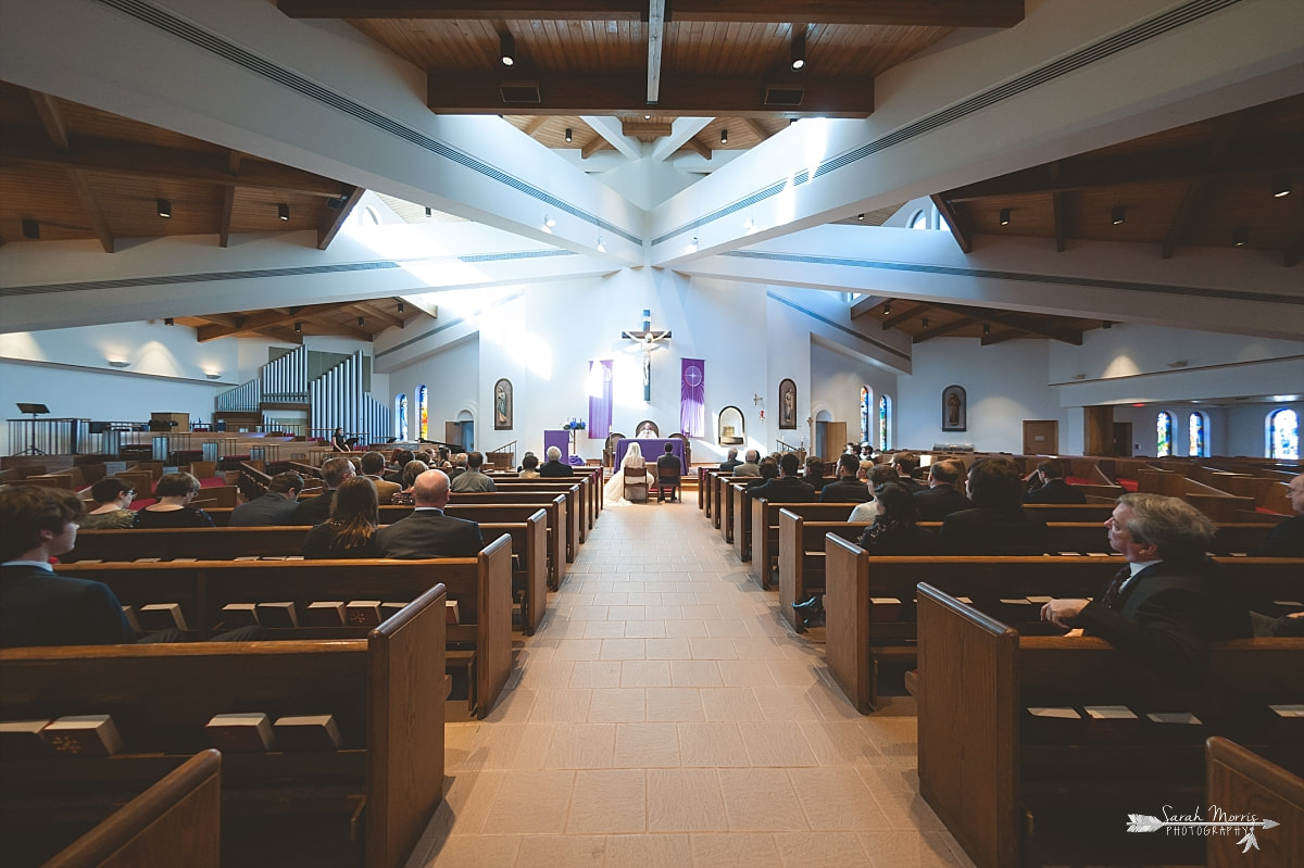 catholic wedding at St. Francis of Assisi Catholic Church