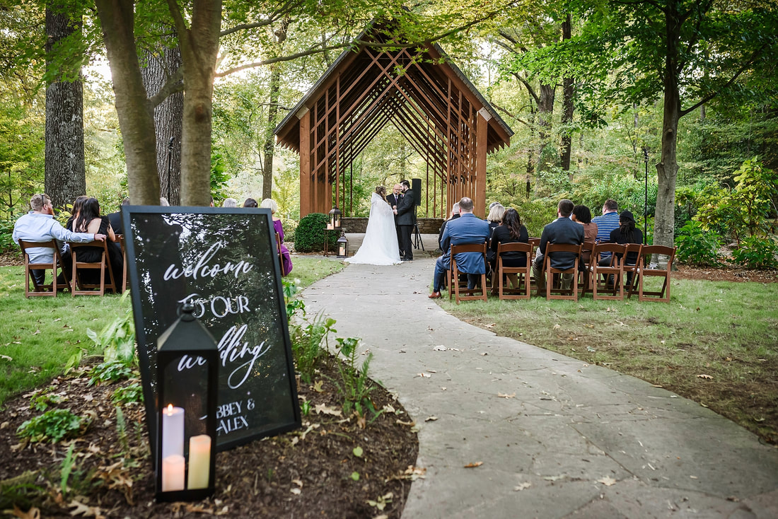 Wedding Ceremony at the Blekken Pavilion Memphis Botanic Garden
