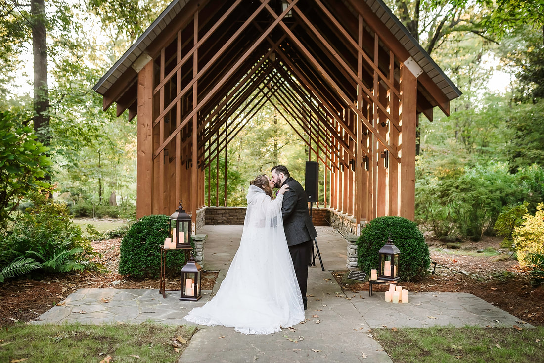 Wedding Ceremony at the Blekken Pavilion Memphis Botanic Garden