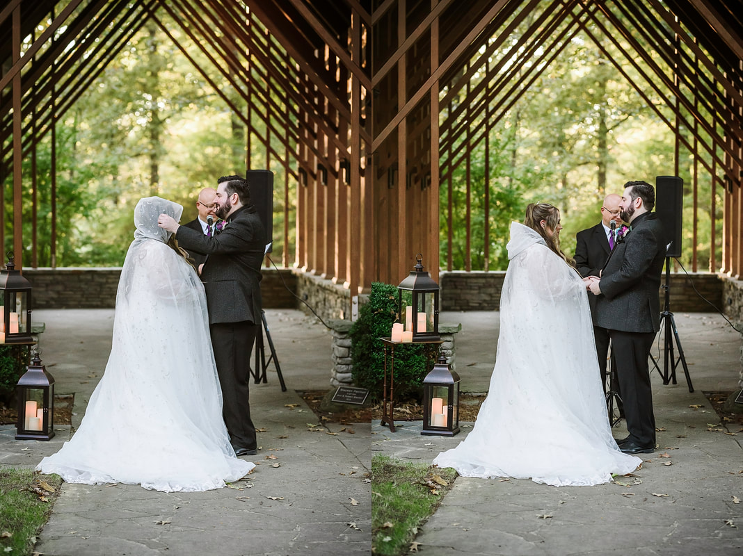 Wedding Ceremony at the Blekken Pavilion Memphis Botanic Garden