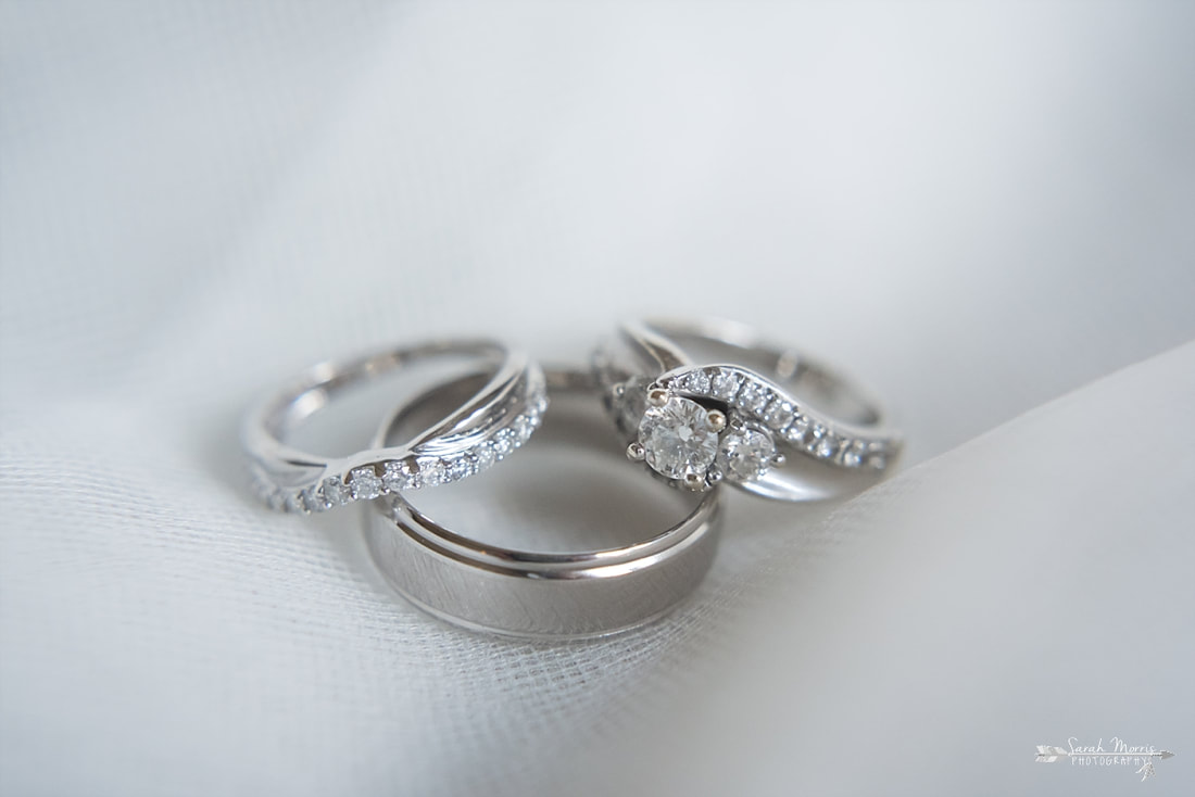 Close up of wedding rings at Annunciation Greek Orthodox Church in Memphis, TN